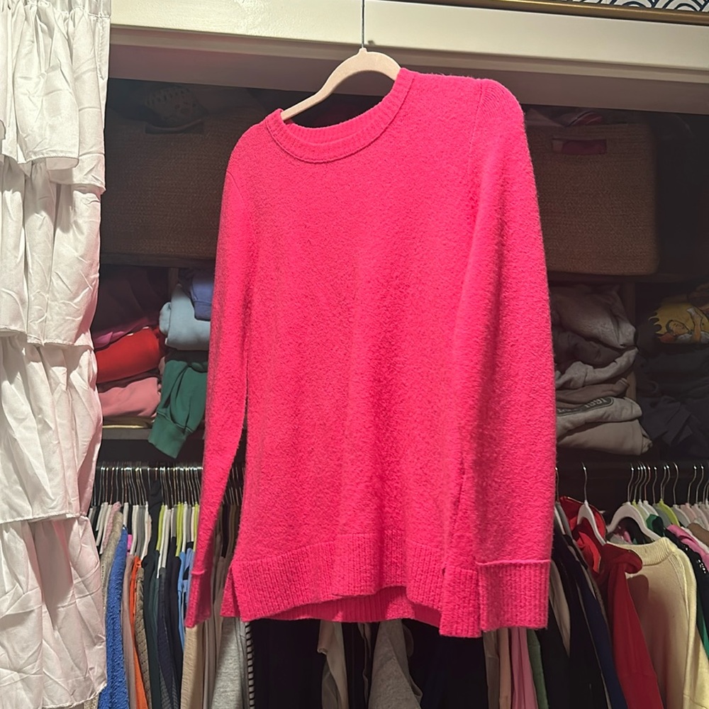 Jcrew pink sweater